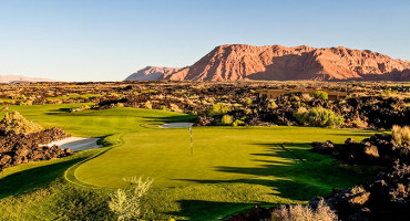 17 Green @ Entrada at Snow Canyon Golf Club - St. George Utah Golf - Photo By - Brian Oar - @brianoar