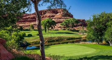 6 Green @ Red Hills Golf Course - St. George Utah Golf - Photo By - Brian Oar - @brianoar