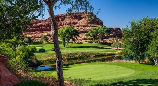6 Green @ Red Hills Golf Course - St. George Utah Golf - Photo By - Brian Oar - @brianoar