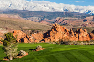 1 Green @ Sky Mountain Golf Course - St. George Utah Golf - Photo By - Brian Oar - @brianoar