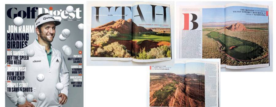 Golf Digest Magazine Showcases St. George Utah Golf in October Issue